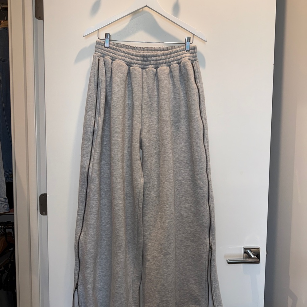Extra Wide Cozy Gray Sweatpants